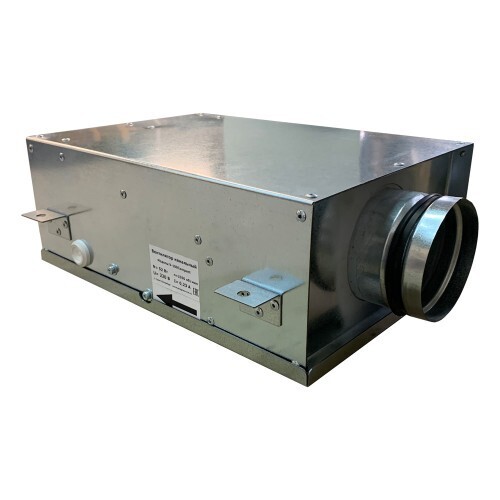 Вентилятор канальный круглый V(AC1)- 200(D225) Compact (компактный МЕТАЛ. корпус) (0,14 кВт; 0,6А)